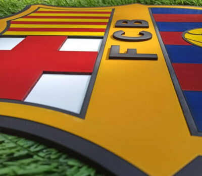 3D FC Barcelona football team Logo, FC Barcelona Wall art, FC Barcelona wall hangings, FC Barcelona football team art sign, Team logo - Image 4