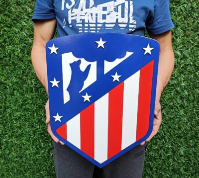 atletico madrid logo wall art