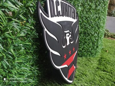 3D DC United FC football team Logo, DC United FC Wall art, DC United FC wall hangings, DC United FC football team art sign, Team logo - Image 5