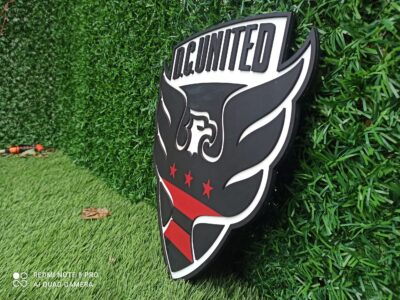 3D DC United FC football team Logo, DC United FC Wall art, DC United FC wall hangings, DC United FC football team art sign, Team logo - Image 7