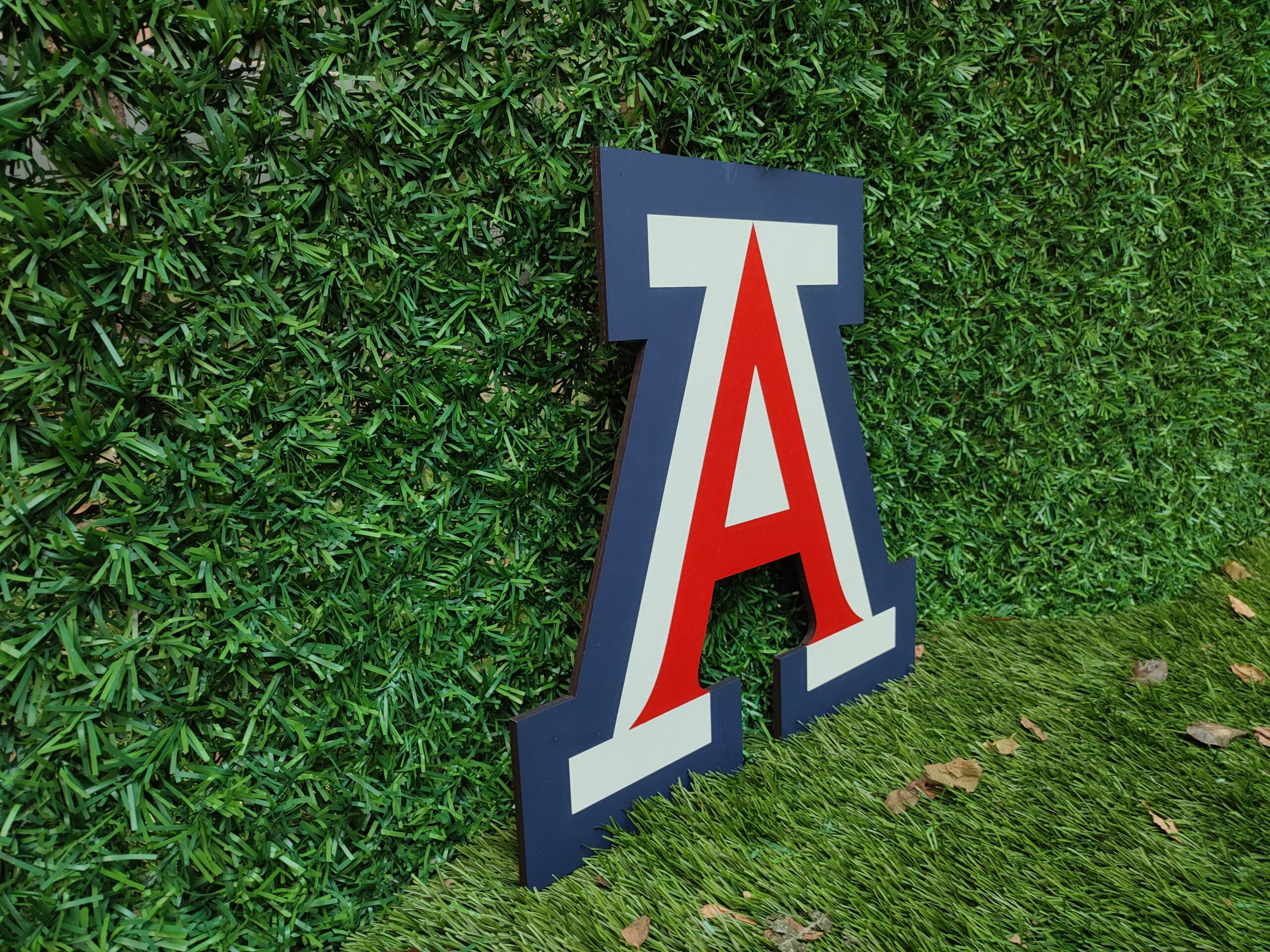 3D Arizona Wildcats football team Logo, Arizona Wildcats Wall art, Arizona Wildcats wall hangings, Arizona Wildcats football team art sign, Team logo