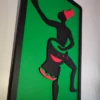 African Man Wooden Wall Decoration, Wall Decoration Painting, Modern Wall Design, Wooden Wall Decor, Housewarming Gift - Image 2