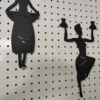 Set of 5 African Woman Wall Decoration, Laser Cut MDF Wall Art, Wall Design, Wooden Wall Decor, Housewarming Gift, Living Room, Kitchen. - Image 4