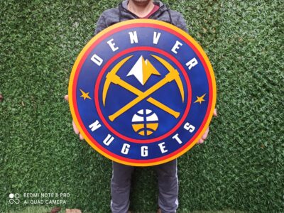 denver nuggets 3d wall art