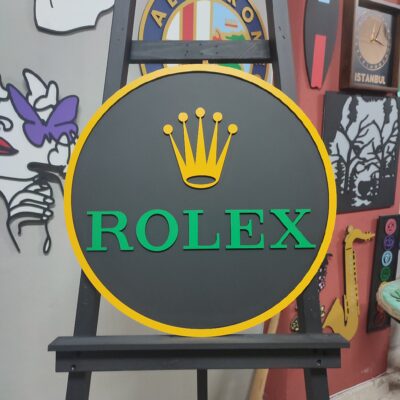 Rolex Sign Art. Rolex, Rolex Wall Art sign, Rolex Wooden Wall Art Sign. - Image 10