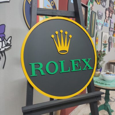 Rolex Sign Art. Rolex, Rolex Wall Art sign, Rolex Wooden Wall Art Sign. - Image 11