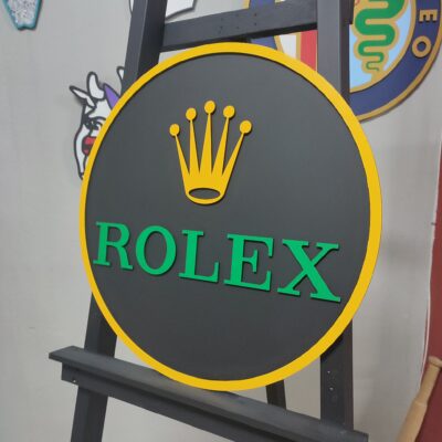 Rolex Sign Art. Rolex, Rolex Wall Art sign, Rolex Wooden Wall Art Sign. - Image 9