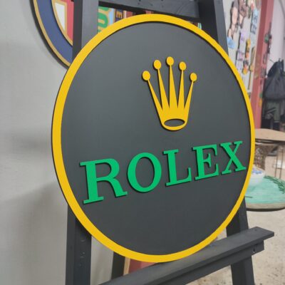 Rolex Sign Art. Rolex, Rolex Wall Art sign, Rolex Wooden Wall Art Sign. - Image 6