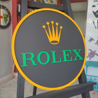 Rolex Sign Art. Rolex, Rolex Wall Art sign, Rolex Wooden Wall Art Sign. - Image 2