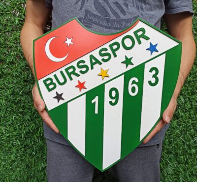 Bursaspor Wooden Wall Art | Bursaspor Logo Sign | Football Club Wall Decor | Fan Gift | Sports Team Wall Art | Home and Office Decoration - Image 6