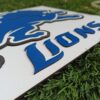 3D Detroit Lions football team Logo, Detroit Lions Wall art, Detroit Lions wall hangings, Detroit Lions football team art sign, Team logo - Image 4