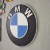 BMW Wall Decor, BMW Wooden Sign, BMW Motor, bmw emblem, Vehicle Wall Plaque, Showroom, Car, Cars Showroom Garage. - Image 6