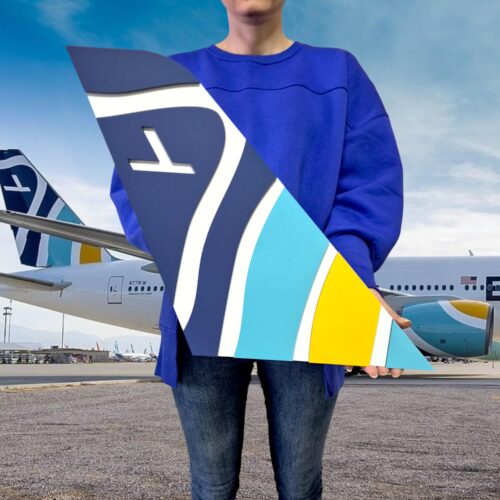 Eastern Airlines Tail Art: Vintage Aviation Decor, Retro Airline Sign