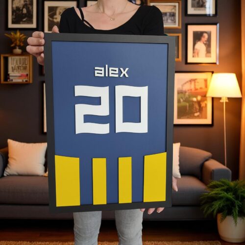 Alex de Souza Fenerbahçe Sign: Handmade Football Legend Wall Art