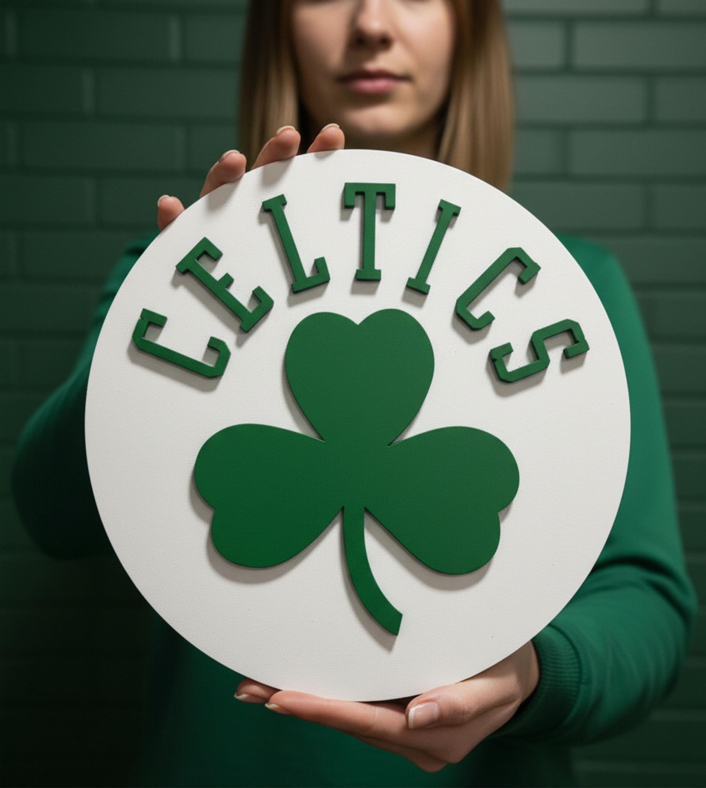 Inspired by the Boston Celtics | Wooden Wall Art | NBA Team Logo Sign | Basketball Home Decor
